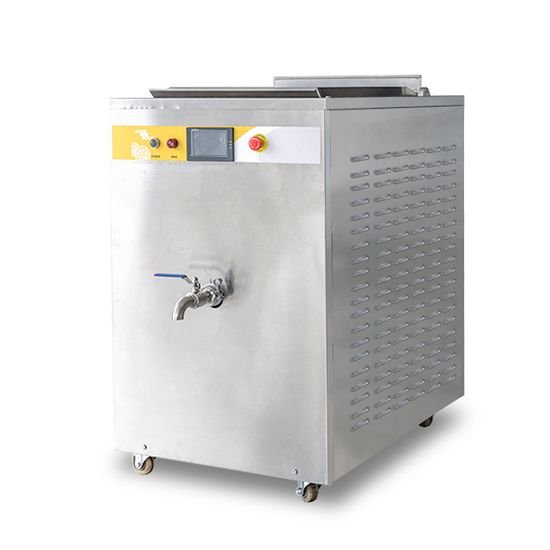 Pasteurizador de mezcla para helado, cuba de acero inoxidable con panel de control